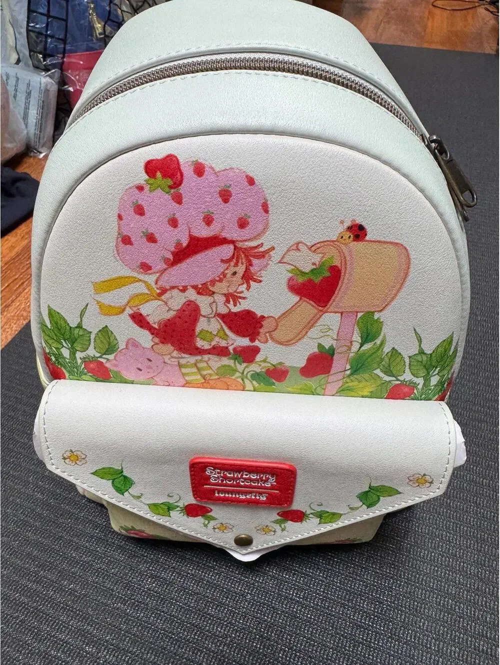 Loungefly Strawberry Shortcake Envelope Mini Backpack